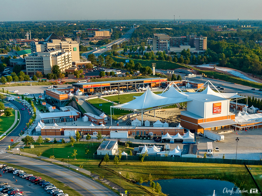 drone photograph Walmart_AMP, Rogers, Arkansas, NWA